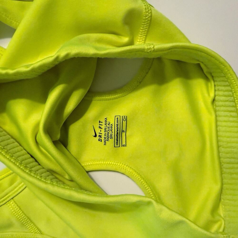 Nike Women’s Small Activewear Lot 3 Pc Sports Bras Running Tank Pink Volt Blue - Picture 5 of 13